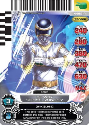 Silver Space Ranger 087